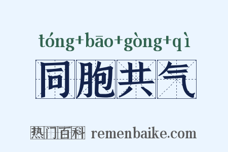 同胞共气是什么意思的图片